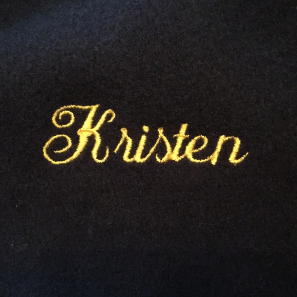 Varsity Cheering Leather/ Wool Jacket Small - Picture 4 of 11